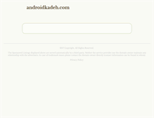 Tablet Screenshot of androidkadeh.com